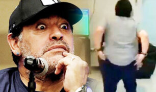 Diego Armando Maradona enseña el trasero bailando y genera polémica