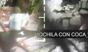 Mochileros trasladaban kilos de cocaína en el corazón de la selva peruana