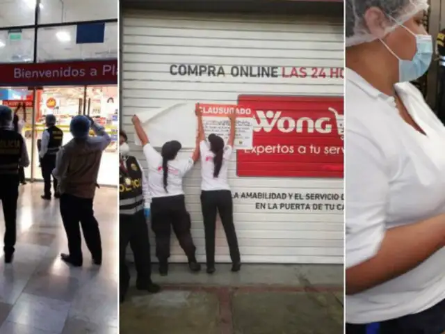 La Molina: clausuran Plaza Vea y Wong tras hallar productos en mal estado