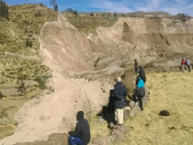 Arequipa: al menos 68 damnificados tras deslizamientos de tierra en valle del Colca