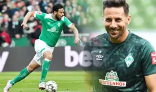 Claudio Pizarro renovó con el Bremen solo para luchar por la permanencia