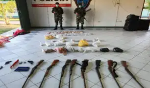 San Martín: decomisan cerca de 100 kilos de drogas en laboratorio clandestino