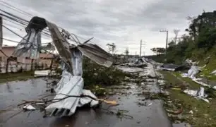 Fuerte ciclón golpeó a Brasil en plena crisis sanitaria y deja una decena de muertos