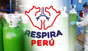 Se lanza campaña “Respira Perú” para asegurar oxígeno a los enfermos por Covid-19
