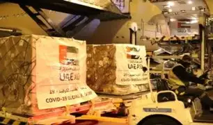 Emiratos Árabes envió 5 toneladas de suministros médicos al Perú