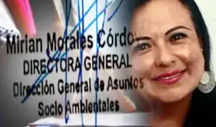 ¡EXCLUSIVO! Documento probaría que Mirian Morales sabía de la contratación de la tía de su hija