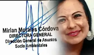 Contraloría confirma que Miriam Morales contrató irregularmente a la hermana de su expareja en MTC