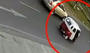Bagua: choque entre moto y mototaxi quedó registrado en video