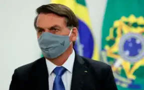Presidente Jair Bolsonaro vuelve a dar positivo en prueba de covid-19