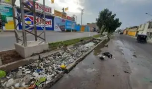 Chiclayo: canal de regadío se desbordó tras arrojo de basura en plena crisis sanitaria