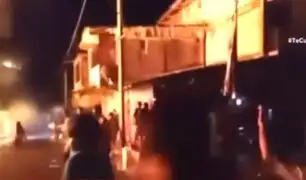 Incendio en Puerto Maldonado afectó diez viviendas