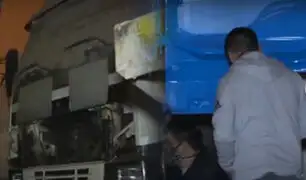 Ate: hallan taller donde desmantelaban camiones robados