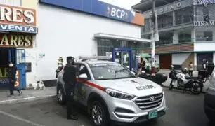 SMP: delincuentes peruanos y venezolanos participaron en robo a agencia BCP