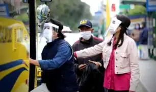 Inició marcha blanca de uso de protectores faciales en transporte público