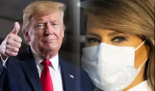 Melania Trump aconseja llevar mascarilla pese al escepticismo de su esposo
