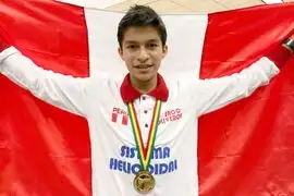 Joven peruano gana medalla de oro en olimpiada mundial de matemática