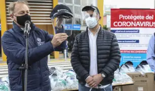 Alcalde Muñoz realizó la entrega de 500 protectores faciales en el Metropolitano