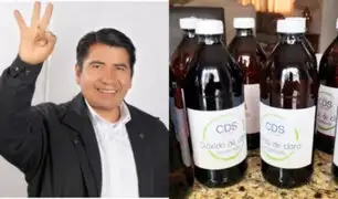 Congresista Rubén Ramos defiende el uso del dióxido de cloro para tratar el Covid-19