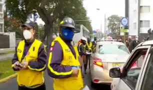 Avenida Arequipa: Realizaron operativo contra el transporte informal