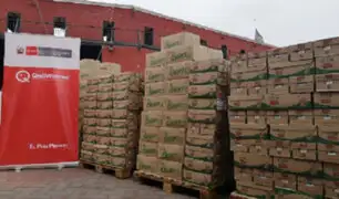 Qali Warma entregó 125 toneladas de alimentos a personas vulnerables