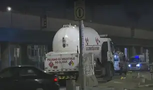 SJM: Av. Los Héroes cierra por fuga de gas cisterna