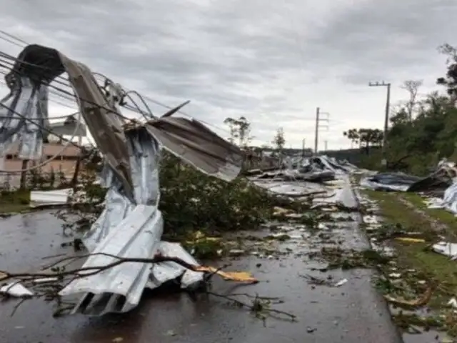 Fuerte ciclón golpeó a Brasil en plena crisis sanitaria y deja una decena de muertos