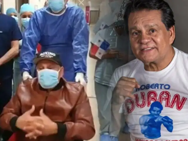 Exboxeador Roberto Durán recibió el alta médica tras superar al COVID-19
