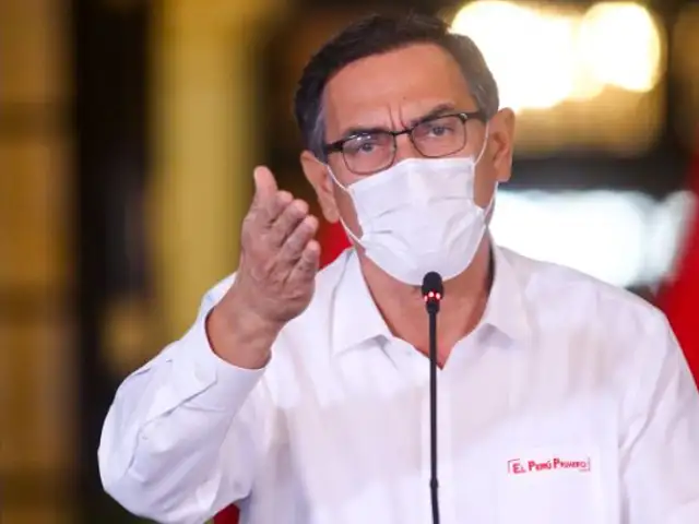 Vizcarra: Parlamentarios han hecho un ardid para seguir manteniendo inmunidad