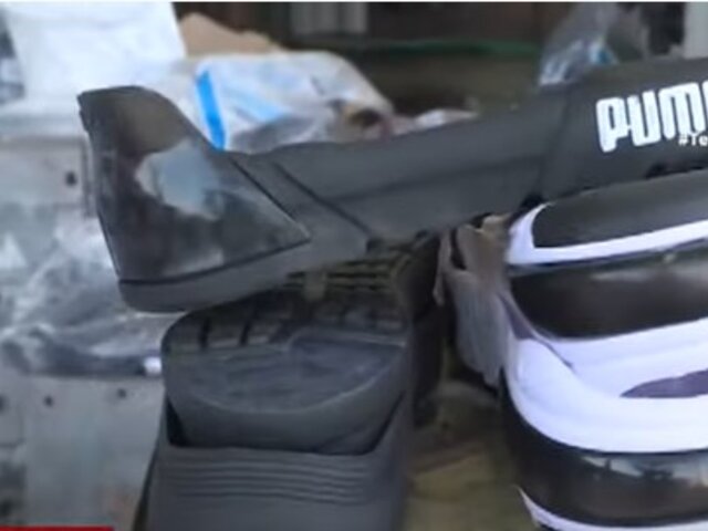 Falsificaban plantillas de zapatillas de marcas "adidas", "puma" y "nike"