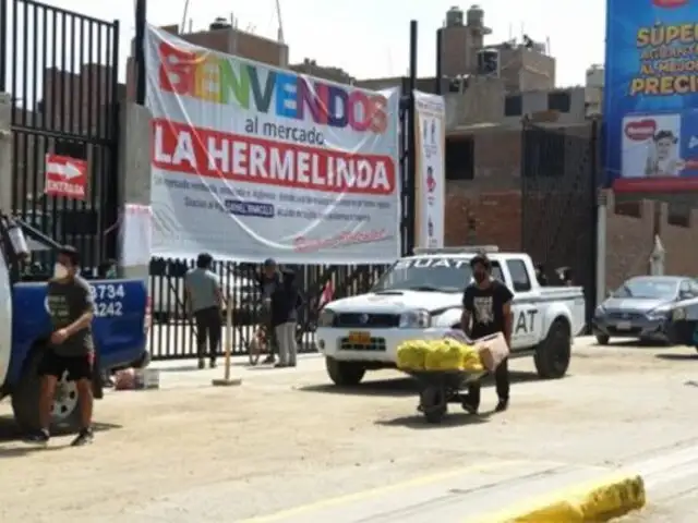 Trujillo: mercado La Hermelinda reabrió sus puertas al público