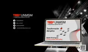 TEDx UNMSM realiza su primer evento 100% online: “Transformación Disruptiva”