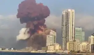 Gigantesca explosión se registró en un puerto del Líbano