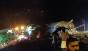 India: avión se parte en dos durante aterrizaje en Calcuta