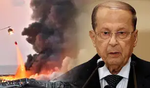 El presidente del Líbano cree que "un misil o una bomba" causó las explosiones en Beirut