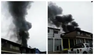 Villa el Salvador: reportan incendio de grandes proporciones en Parque Industrial