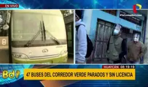 Corredor Verde: denuncian que modernos buses no pueden operar por falta de licencia