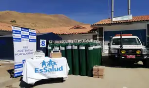Huancavelica: EsSalud enviará 70 balones de oxígeno para enfrentar la COVID-19