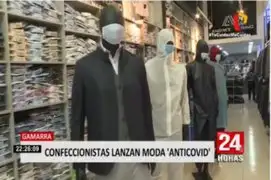 Confeccionistas de Gamarra lanzan moda AntiCovid-19