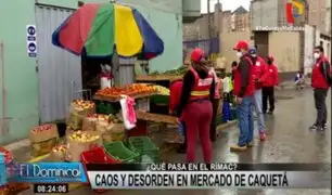 Rímac: ambulantes informales retoman las calles del mercado Caquetá