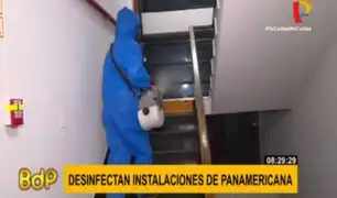 Empresa realizó desinfección en instalaciones de Panamericana