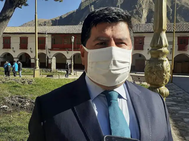 Huancavelica: Gobernador Regional Maciste Díaz da positivo a Covid-19