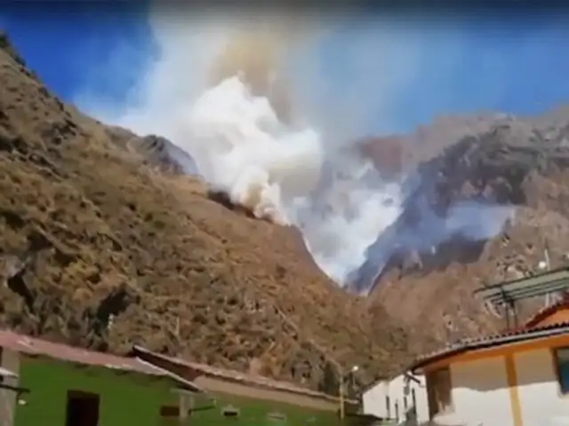 Yauyos: incendios forestales provocan daños irreparables al ecosistema