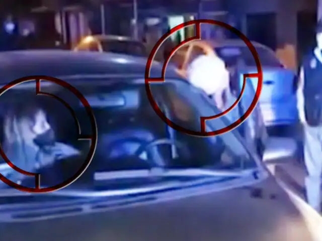 Trujillo: policía intervino a mujeres consumiendo alcohol dentro de un auto