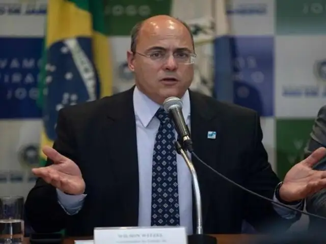 Río de Janeiro: separan a gobernador por lucrar con pandemia