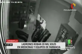 Carabayllo: Ladrones roban en farmacia y se llevan medicamentos y equipos de cómputo