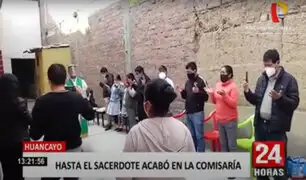 Huancayo: sacerdote y 20 personas fueron intervenidos por participar en misa