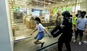 Hong Kong: Violenta detención  a niña de 12 años en medio de protestas