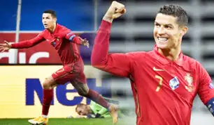 Cristiano Ronaldo marcó doblete y llega a 101 goles con Portugal