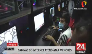 San Luis: clausuran cabinas de internet clandestina que albergaba mayormente a menores