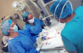 Hospital Sabogal: salvan a niña de 2 meses de nacida que padeció enfermedad estomacal